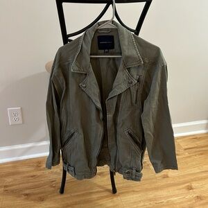 green cargo jacket American Eagle